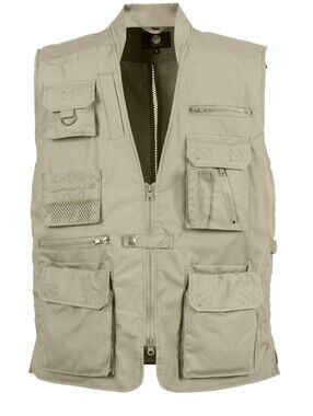 Rothco Men's Multi-Pocket Utility Vest - Khaki